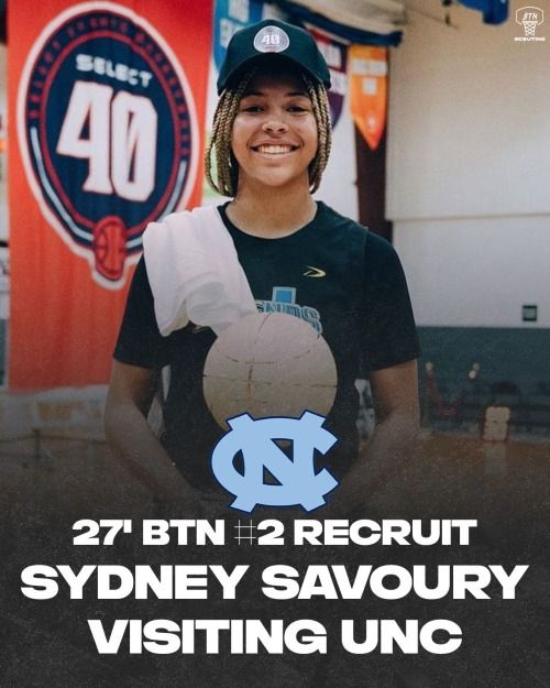 2027 No.2 prospect Sydney Savoury visiting UNC