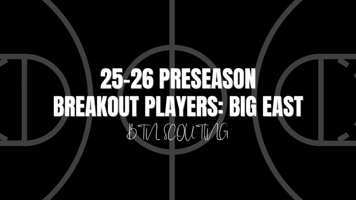 25–26 Preseason Breakout Players: Big East